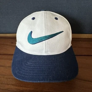 Vintage 1990s Nike Sportswear Swoosh Logo Snapback Hat - Picture 1 of 7