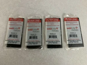 Weldcote Metals Shade 13 Welders Filter Lens 2"X4-1/4" Glass Welder Filter Lens - Picture 1 of 5
