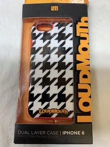 Loudmouth Dual Layer Case For Apple iPhone 6s/ 6 - White/ Black - Picture 1 of 2