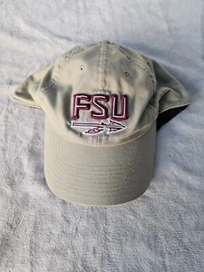Florida St Seminoles Nike Heritage86 Dri Fit Adjustable Hat Cap, Beige - Picture 1 of 5