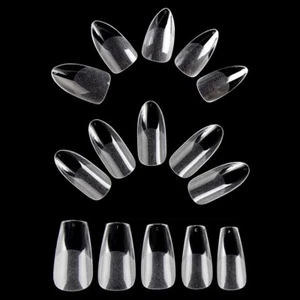 Press On Tips Test mattiert Ballerina & Mandel Click-It Fullcover Nägel Nails - Bild 1 von 4