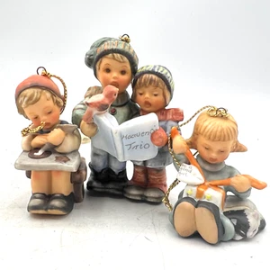 3 Berta Hummel Goebel Christmas Ornament Heavenly Trio with COAs - Picture 1 of 13