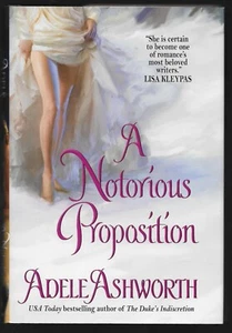 A Notorious Proposition by Adele Ashworth Hardcover BCE - Picture 1 of 3