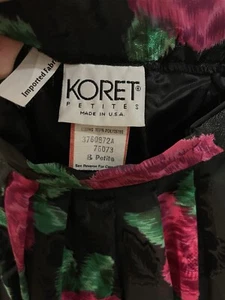 Falda pequeña vintage KORET para mujer acordeón plisado midi multicolor Rouses - Imagen 1 de 3