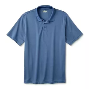 Herren Big & Tall Poloshirt Größe XLT Outdoor Life Blue Dochtleistung - Bild 1 von 1