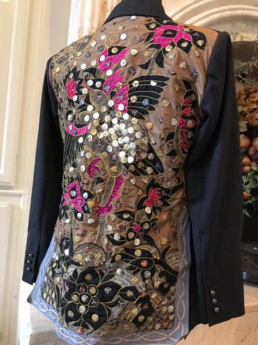 Giacca gioiello Moschino con perline (US 8)