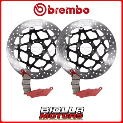 KIT PASTIGLIE + DISCHI BREMBO DUCATI SPORTCLASSIC GT 1000 2011 ANTERIORE [SA - F Foto 1 de 4