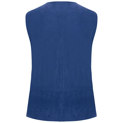 Medieval Men Vintage Steampunk Vest Renaissance Sleeveless Cosplay-Costume Shirt - Image 1 of 3