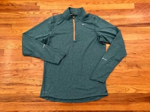 NIKE Herren Dri-Fit Element 1/2 Reißverschluss Pullover - meliert grün - Small - Bild 1 von 9
