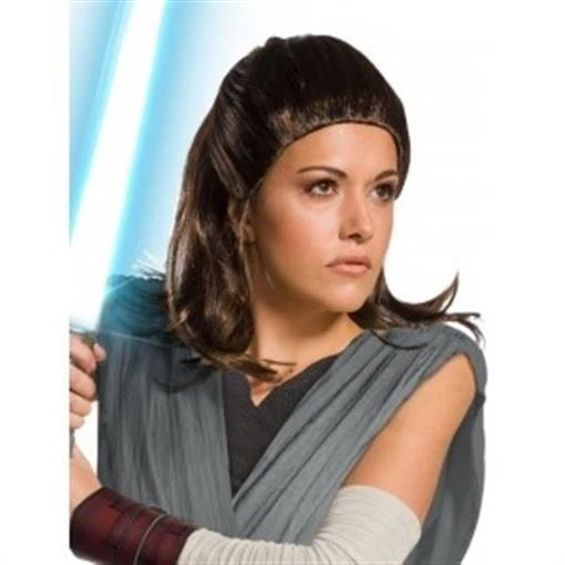 MorrisCostume RU34458 1 Rey Adult Wig Last Jedi - Multicolor - Image 1 of 1