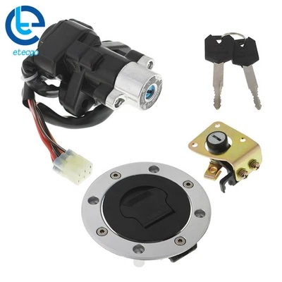 NUEVO Para Suzuki Katana 600 Katana 750 Interruptor de encendido Tapa de gas Cubierta Cerradura de asiento Llave Foto 1 de 4