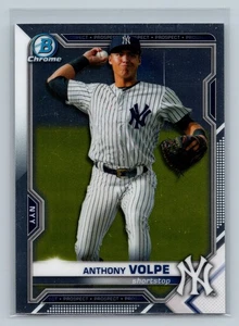 2021 Bowman Chrome Anthony Volpe Prospect New York Yankees #BCP-85 - Picture 1 of 2