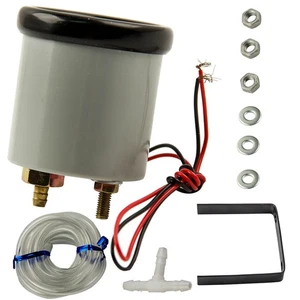 2" 52mm Car LED Bar Turbo Boost Vacuum Gauge Length of PVC hose: 172cm / 68in  - Picture 1 of 19