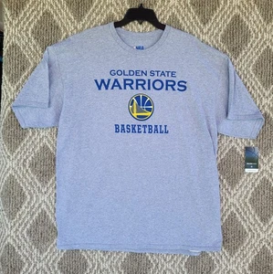 New NBA Licensed Golden State Warriors T-Shirt Mens 2XL Heather Gray NWT - Picture 1 of 10