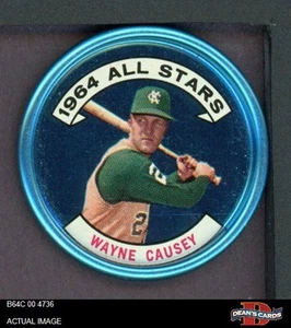1964 Topps Coins #161 Wayne Causey All-Star NL Athletics 7 - NM - Picture 1 of 2