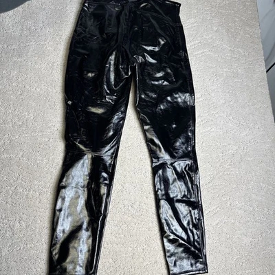 Women’s SPANX Size Small High Rise Shiny Faux Leather Pants - Image 1 of 4