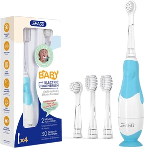 Spazzolino Elettrico Bambini 0-6 Anni Spazzolino Da Viaggio Spazzolino Bambini S - Foto 1 di 12