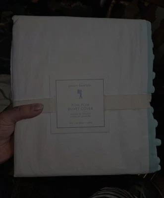 Funda nórdica Pottery Barn Pompom tamaño doble Foto 1 de 2