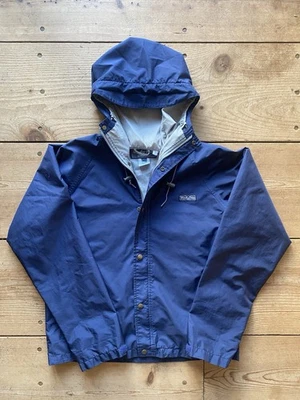 Vintage The North Face Jacket Mens L Blue GoreTex Windy Pass Parka Full Zip Coat - Image 1 of 4