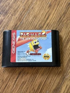 1994 PAC MAN 2 THE NEW ADVENTURES • VINTAGE SEGA GENESIS GAMES - Picture 1 of 5
