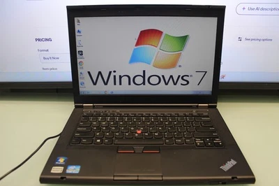 #84 PORTATIL LENOVO THINKPAD T430 14" INTEL i-5 @ 2.6GHz 4GB 320GB HDD VENTANA 7 Foto 1 de 4