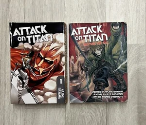 Attack On Titan 1 & Before The Fall Manga Books - Foto 1 di 2