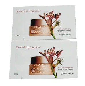 2× Clarins Extra Firming Jour Day Kangaroo Flower Cream Sample Packet Single Use - Picture 1 of 2