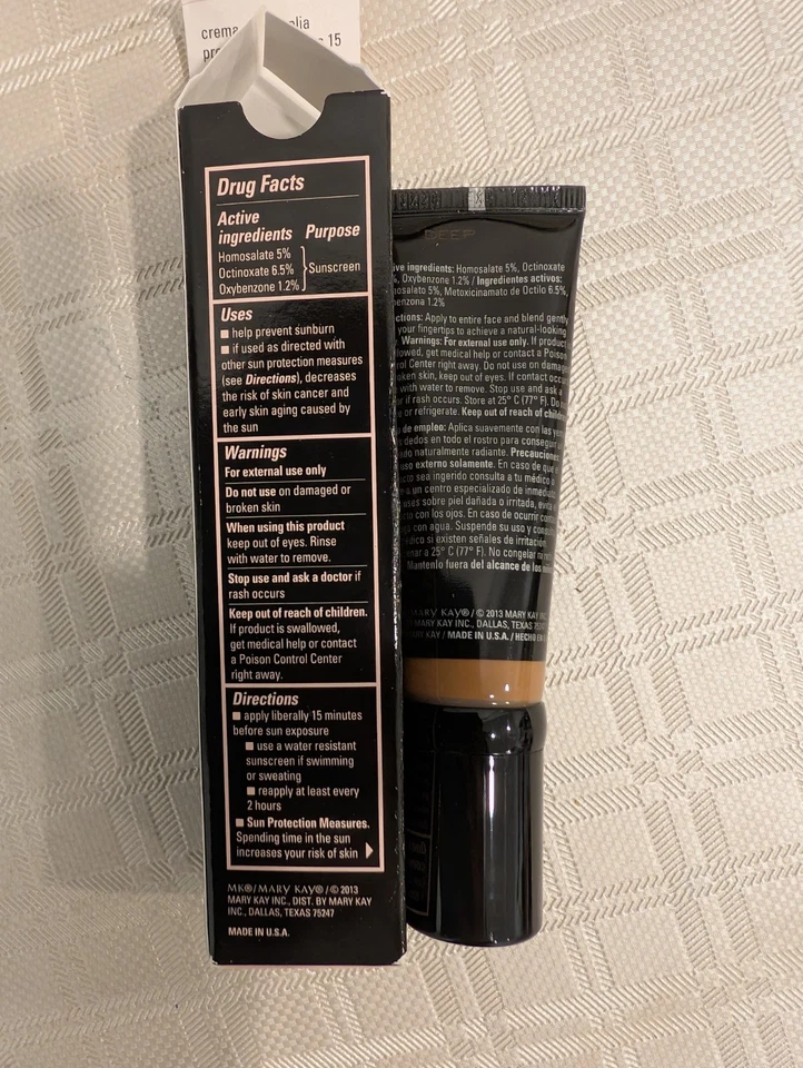 Mary Kay CC Crema Protector Solar Amplio Espectro FPS 15 - Muy Profundo - 1 fl oz Foto 1 de 1