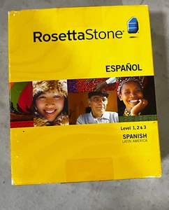ROSETTA STONE ESPANOL Level 1, 2 & 3 Spanish Interactive Software CD's - Picture 1 of 6