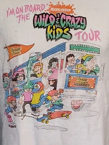 Nickelodeon Wild & Crazy Kids Tour Presented by Reese's Pieces VTG 90's Youth L - Picture 1 of 12