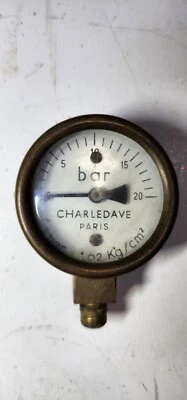 manomètre ancien - Photo 1/3