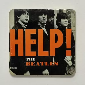 THE BEATLES Fridge Magnet HELP Collectible English Rock Band Music UK - Picture 1 of 2
