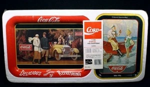 NEW 1988 COCA COLA 4 TRAY SET BY OHIO ART - Picture 1 of 6