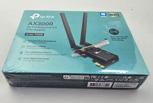 TP-LINK Archer TX55E AX3000, Wi-Fi 6 Bluetooth 5.3 PCle Adapter NEW Sealed - Picture 1 of 2