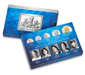 2022 S US Mint ANNUAL Proof Set Box and COA Replacement NO COINS - Picture 1 of 1