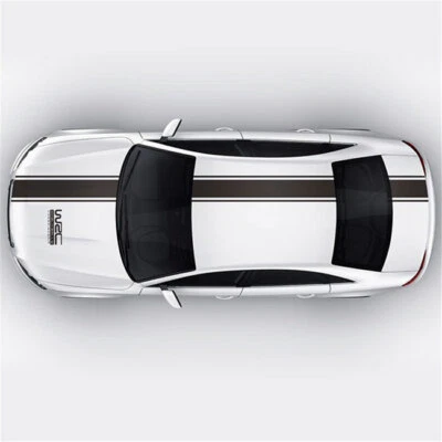 Automotive 4pc Straight Stripe W/Pinstripe Decal Set Multiple colors Made/USA  - Image 1 of 4