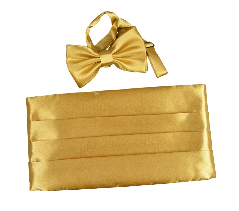 Cummerbund para hombre "amarillo, dorado, rosa, blanco, negro, rojo, borgoña, lavanda" Foto 1 de 1