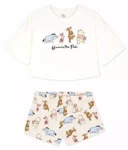 Ladies Pyjamas WINNIE THE POOH Women 6 to 24 Boxy Tee Shorts Nightwear Primark - Picture 1 of 12