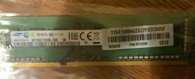 Samsung M378B5773DH0-CK0 2GB 1Rx8 PC3-12800U-11-11-A1 240Pin DIMM DDR3 Ram - Image 1 of 2