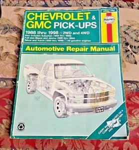 Chevrolet GMC Pick Up Haynes 1988-1998 manual de reparación - Imagen 1 de 8