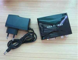 NEU HDMI auf VGA + Cinch RCA Audio Konverter YZ-1806 Adapter Converter Umwandler - Bild 1 von 6