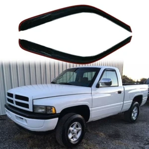 In-Channel Window Visors Rain Guards Smoked Fit Dodge Ram 1500 2500 3500 94-02 - Foto 1 di 12