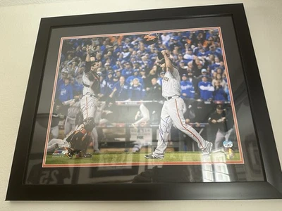 Buster Posey Madison Bumgarner Firmado 16x20 2014 Serie Mundial Enmarcado Fanáticos Foto 1 de 4