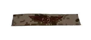 USN US Navy Enlisted Aircrew Wings AOR1 Digital Desert Camo Patch - Picture 1 of 2