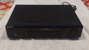Black Sony SLV-795HF Video Cassette Recorder Tested Working. No Remote - Picture 1 of 18