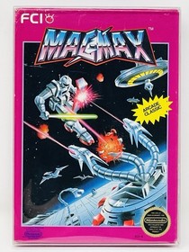 MAGMAX Authentic Nintendo 1988 NES CIB Complete Video Game, Box And Manual