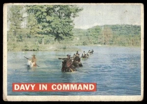 1956 Topps Davy Crockett Orange Back (R712-1) #6 Davy in Command PR/VG - Picture 1 of 2