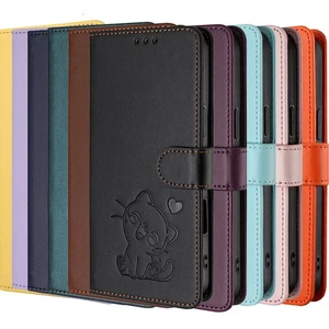 For OnePlus 13T 12 11 9 8T ACE5 Nord 5 4 Embossed Wallet Stand Phone Case Cover - Picture 1 of 22