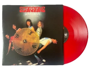 Scorpions - Lovedrive / Coast To Coast 12" Red Vinyl Single Record 1979 Ex / Vg+ - Picture 1 of 10