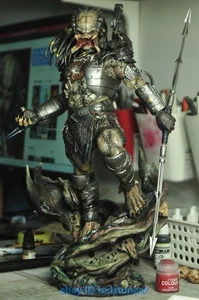 Elder Predator AVP Painted Statue 1/6 Figure Model Collection Cast Off 2 Head - Picture 1 of 9